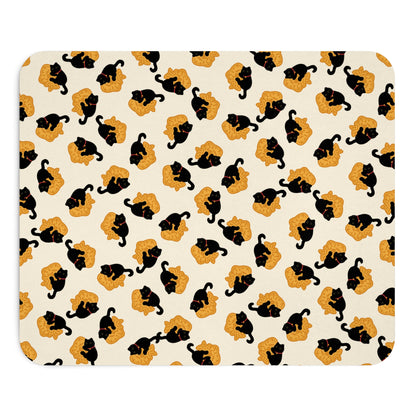 Black Cat Taiyaki Mouse Pad