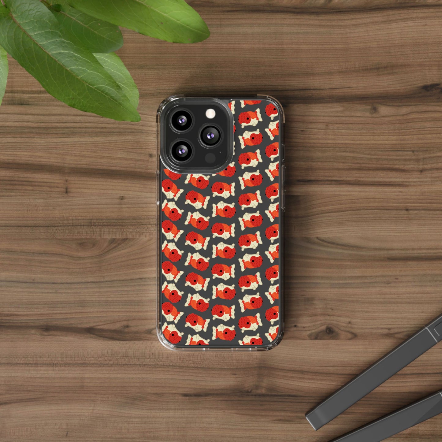 Chubby Goldfish Clear Phone Case