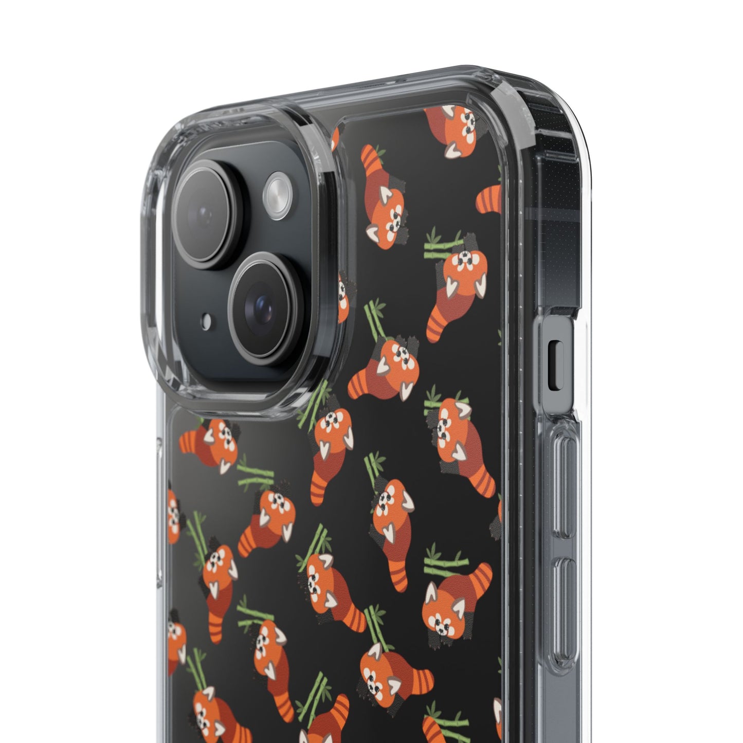 Red Panda Clear Phone Case