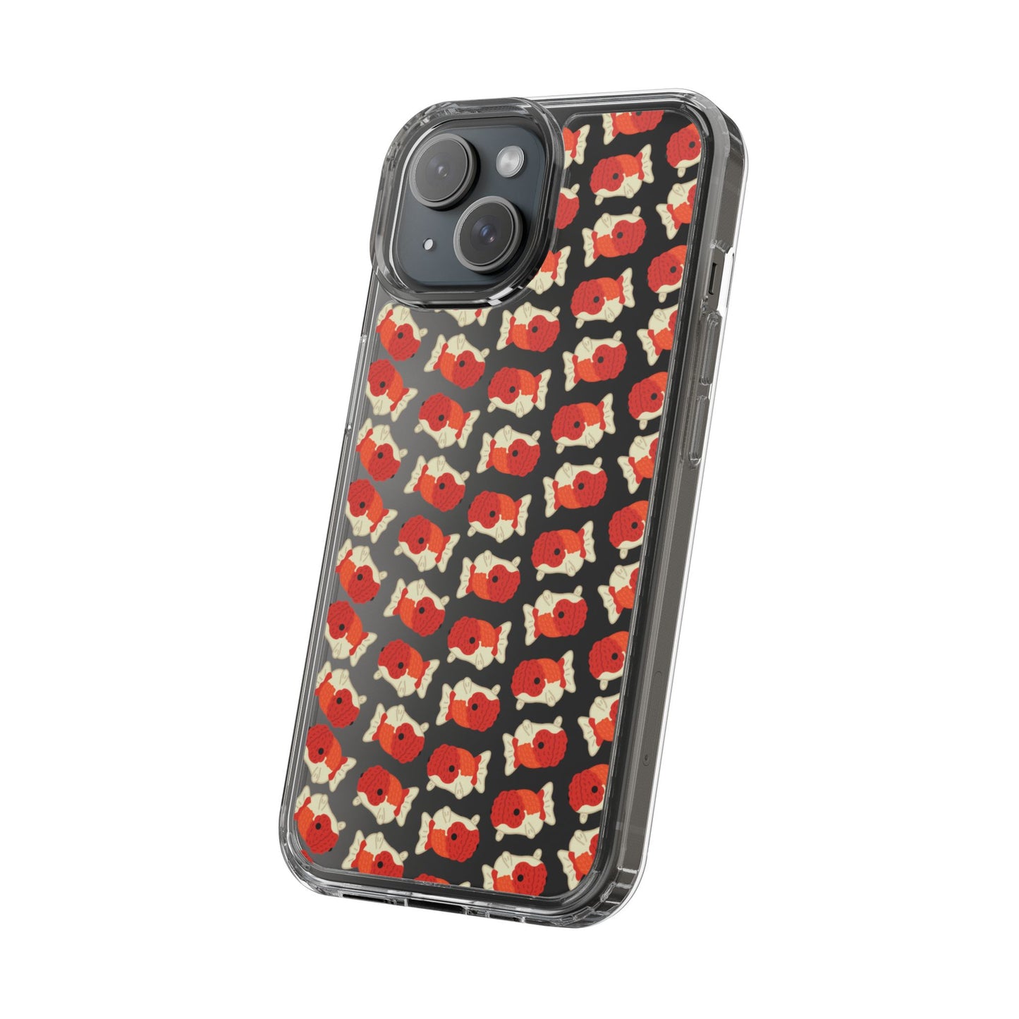 Chubby Goldfish Clear Phone Case