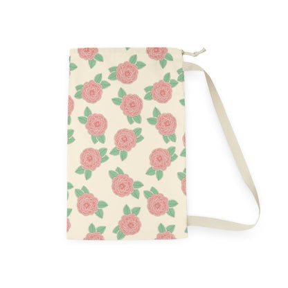 Japanese Camellia Drawstring Bag