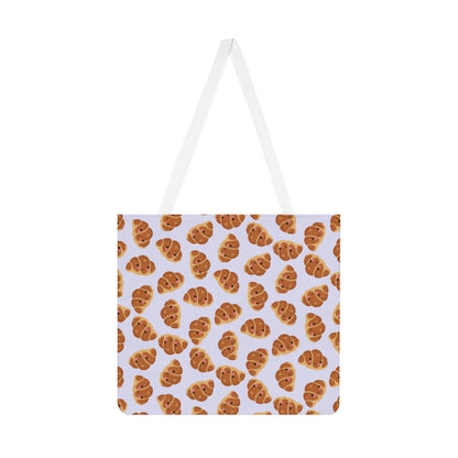 Lavender Blushing Croissant Tote Bag