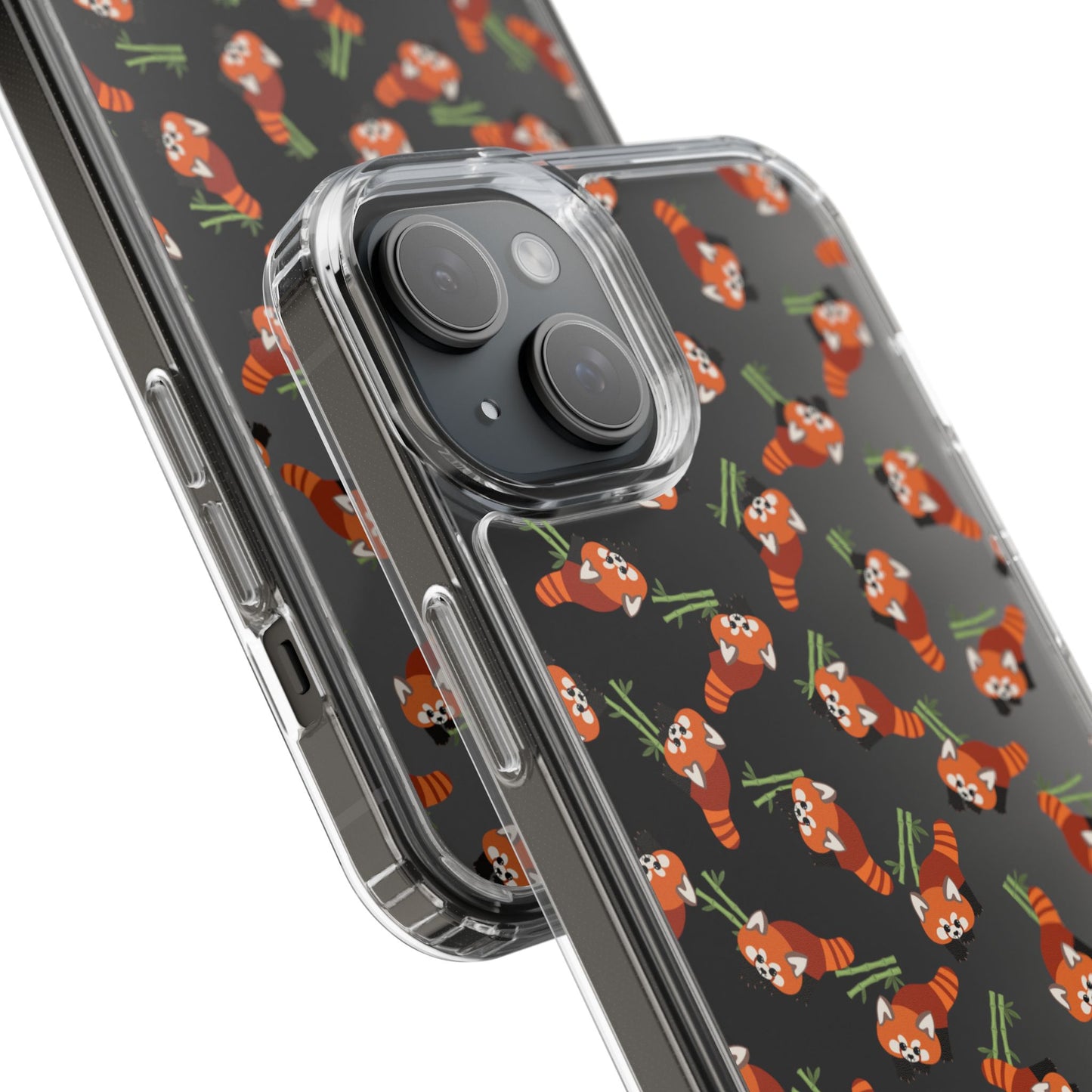 Red Panda Clear Phone Case