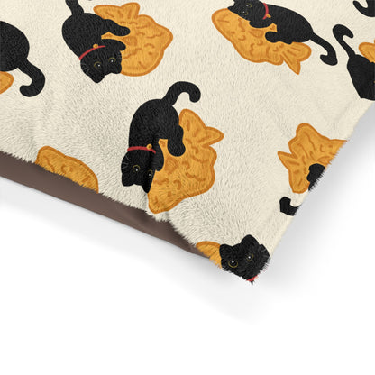 Black Cat Taiyaki Pet Bed