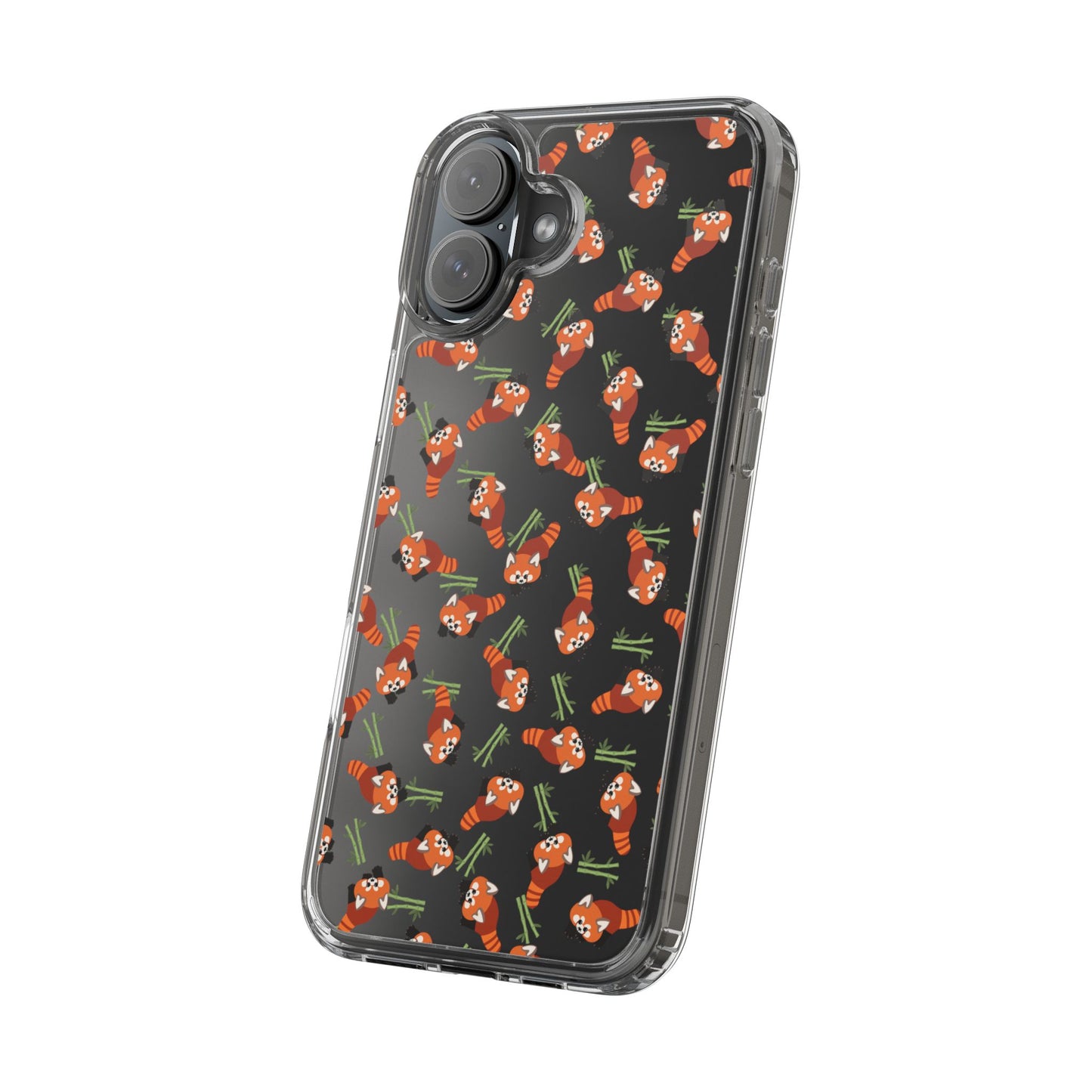 Red Panda Clear Phone Case
