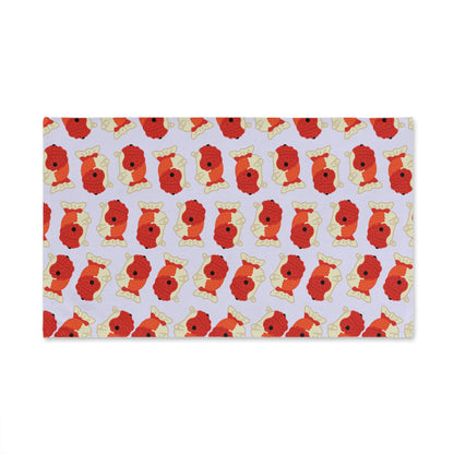 Lavender Chubby Goldfish Hand Towel