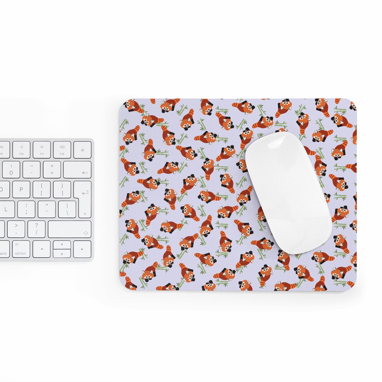 Lavender Red Panda Mouse Pad (Type 1)