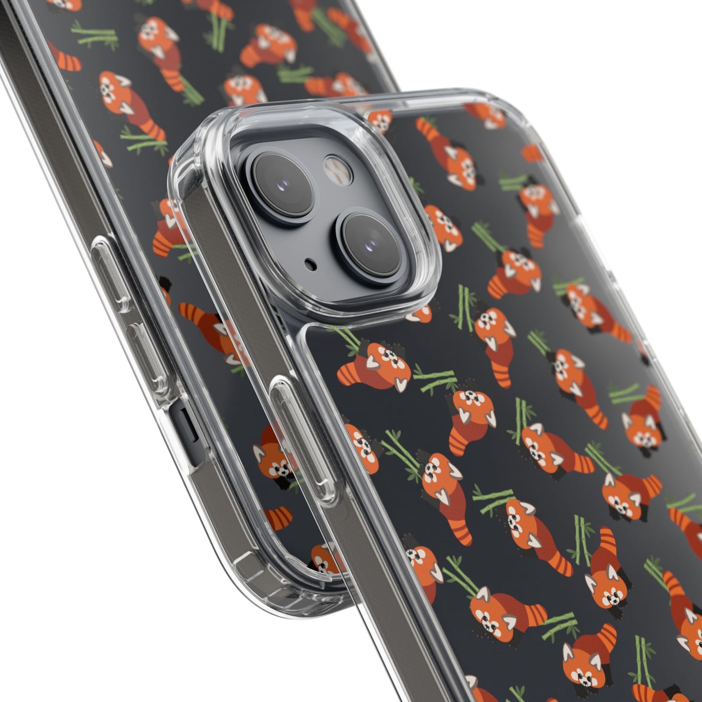 Red Panda Clear Phone Case