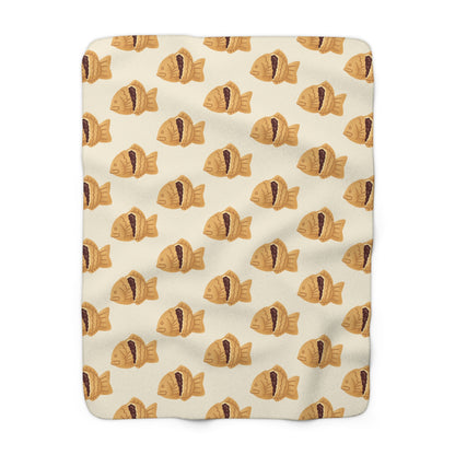 Taiyaki Cozy Fleece Blanket