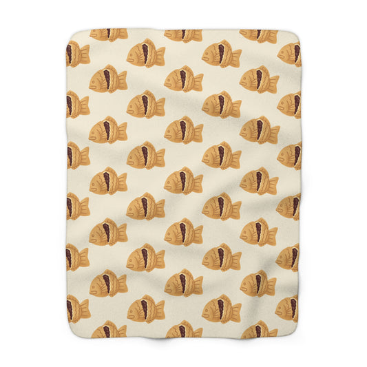 Taiyaki Cozy Fleece Blanket