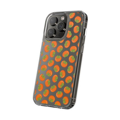 Persimmon Clear Phone Case