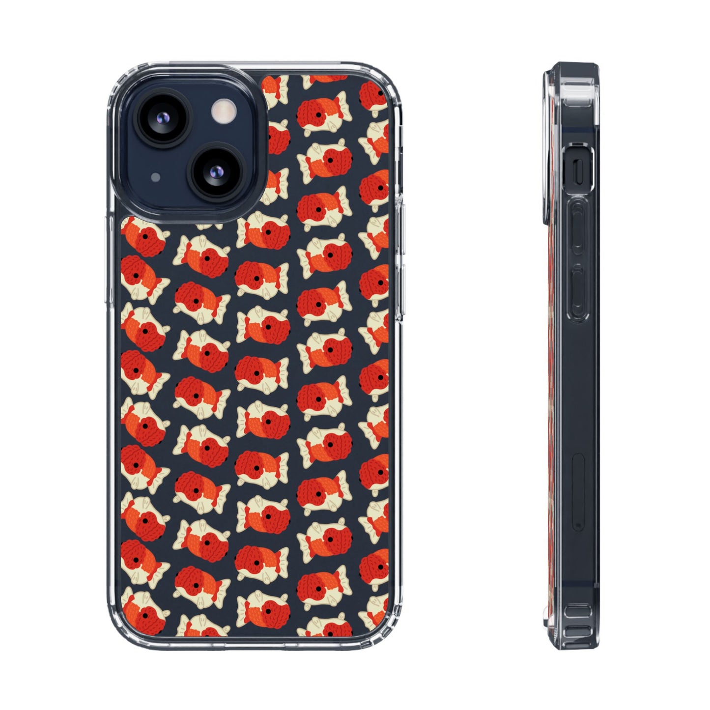 Chubby Goldfish Clear Phone Case