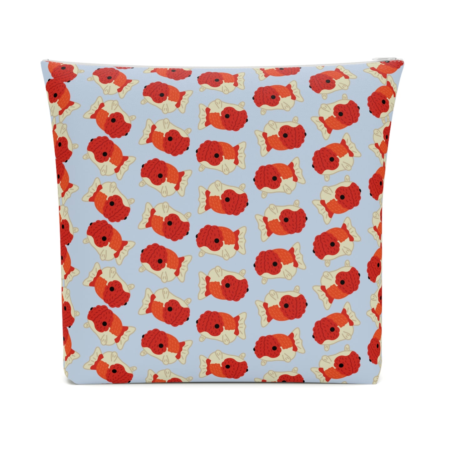 Baby Blue Chubby Goldfish Cosmetic Bag