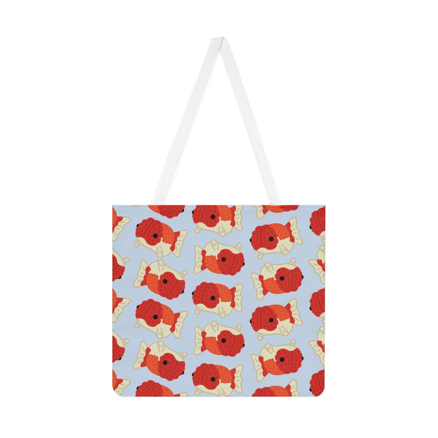 Baby Blue Chubby Goldfish Tote Bag