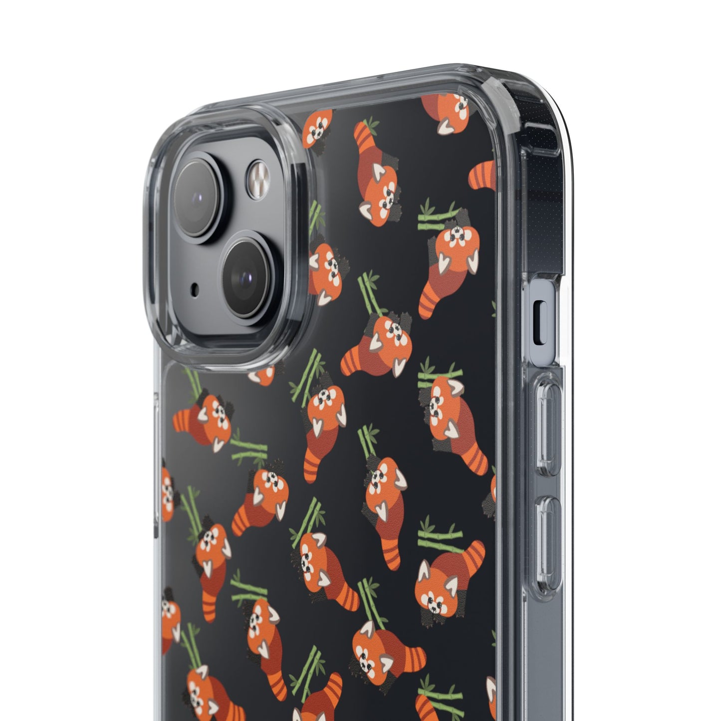 Red Panda Clear Phone Case
