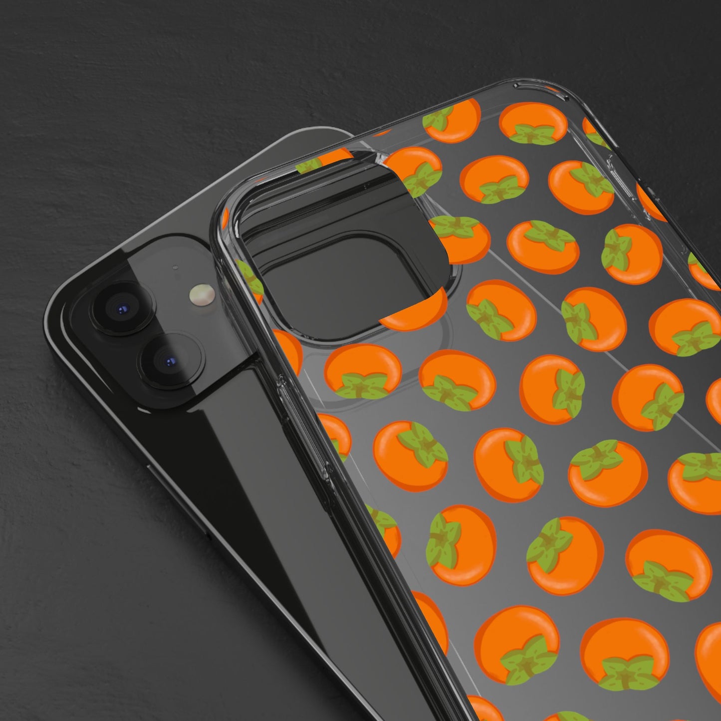 Persimmon Clear Phone Case
