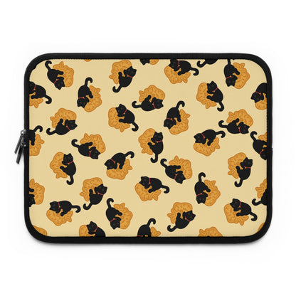 Butter Black Cat Taiyaki Laptop Sleeve