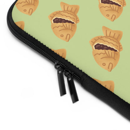 Matcha Green Taiyaki Laptop Sleeve