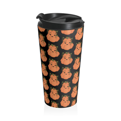 Angry Pumpkin Stainless Steel Coffee Cup