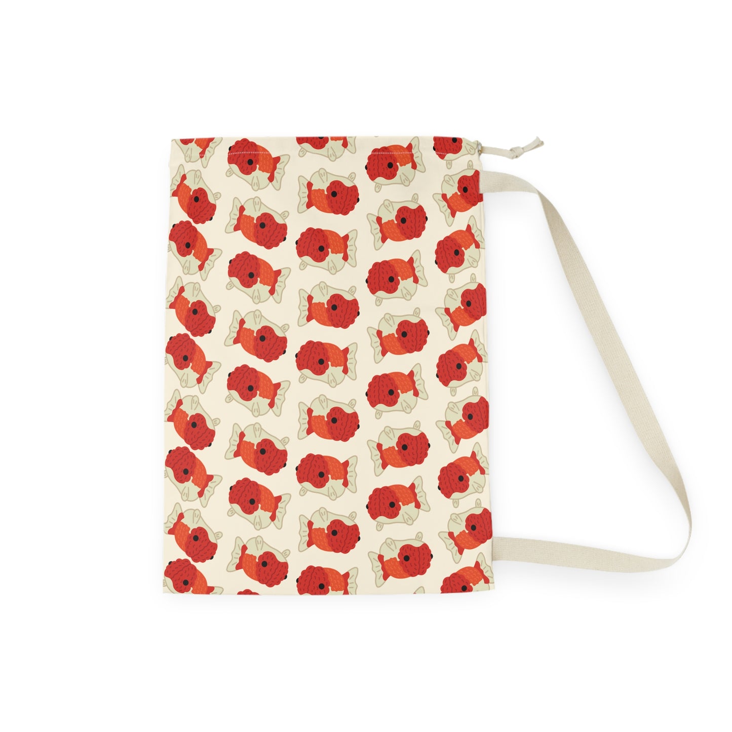 Chubby Goldfish Drawstring Bag