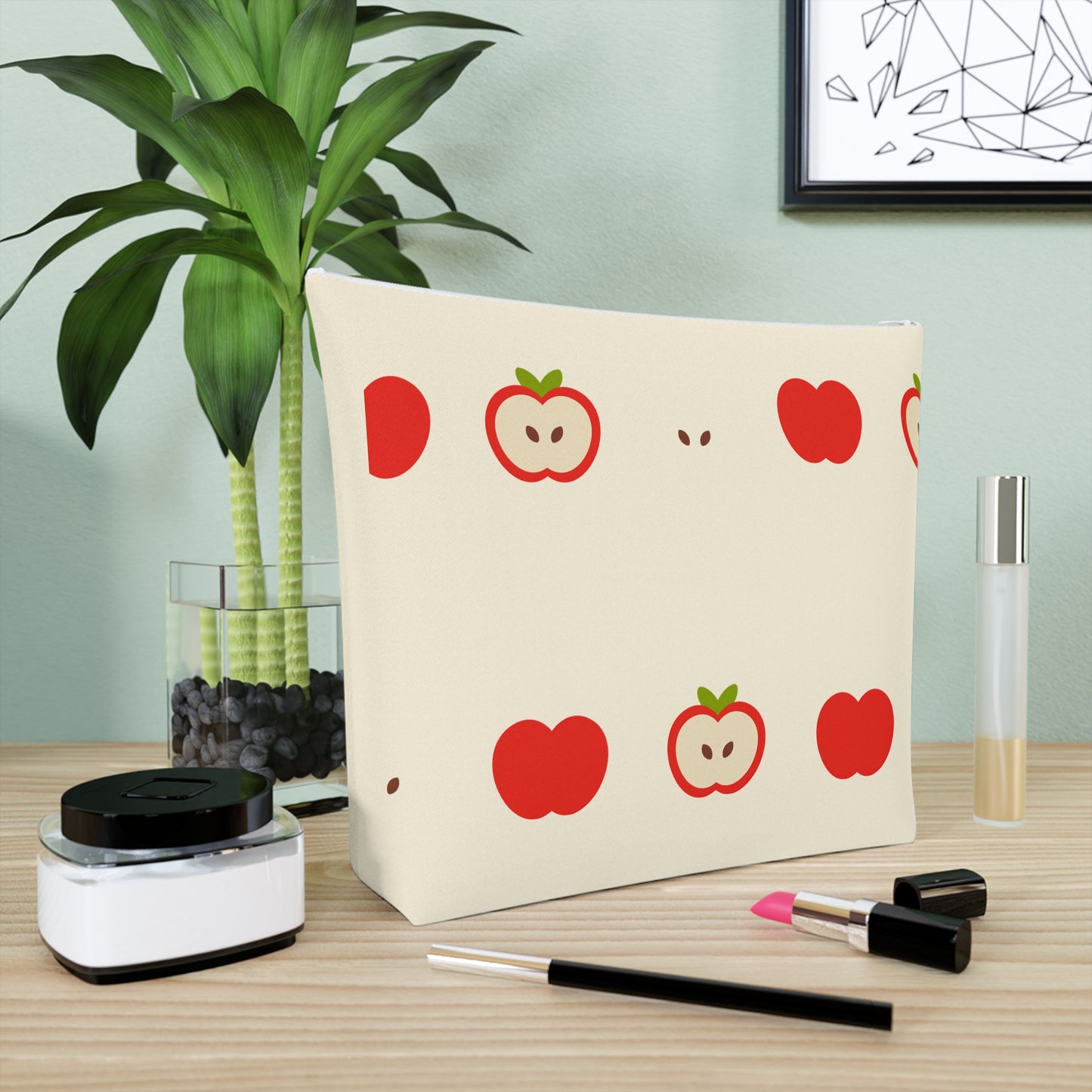 Apple Cosmetic Bag