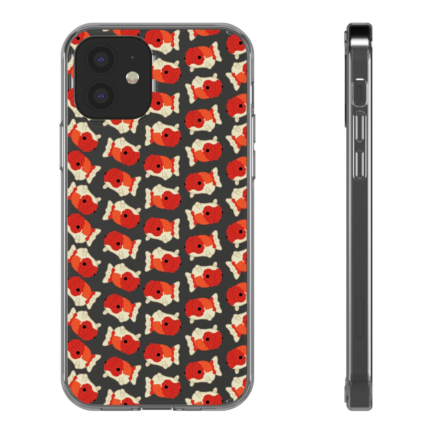 Chubby Goldfish Clear Phone Case