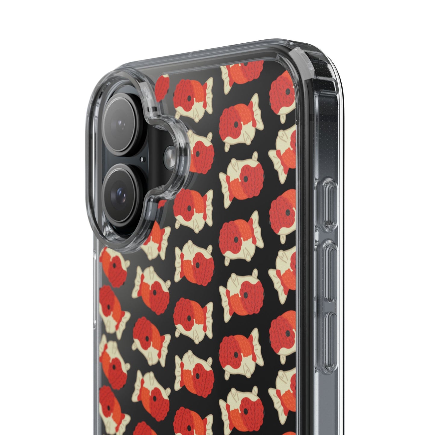 Chubby Goldfish Clear Phone Case