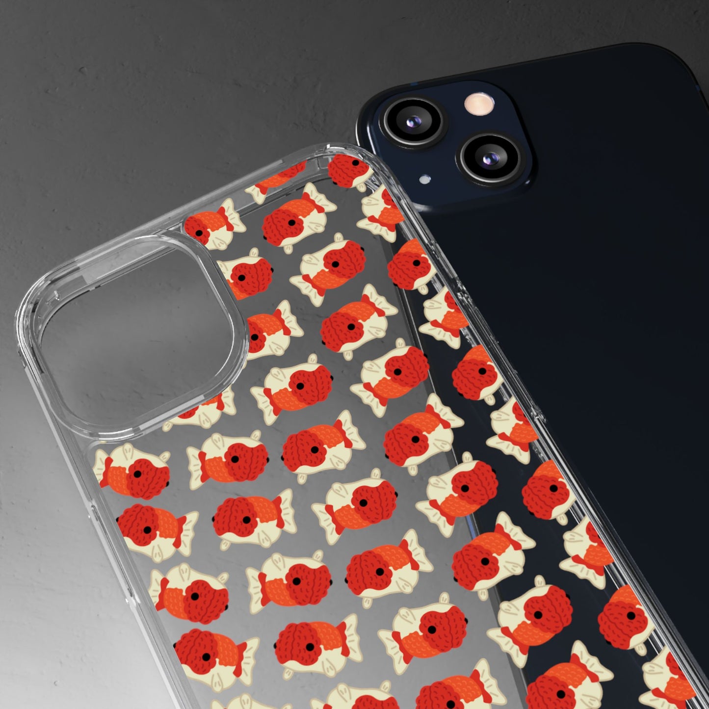 Chubby Goldfish Clear Phone Case