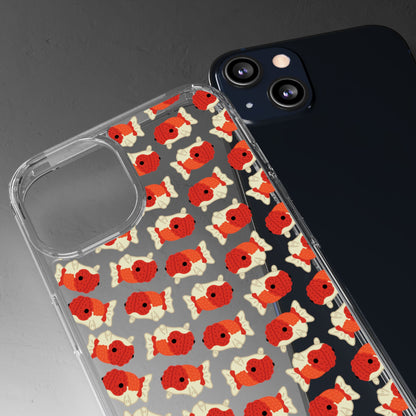 Chubby Goldfish Clear Phone Case