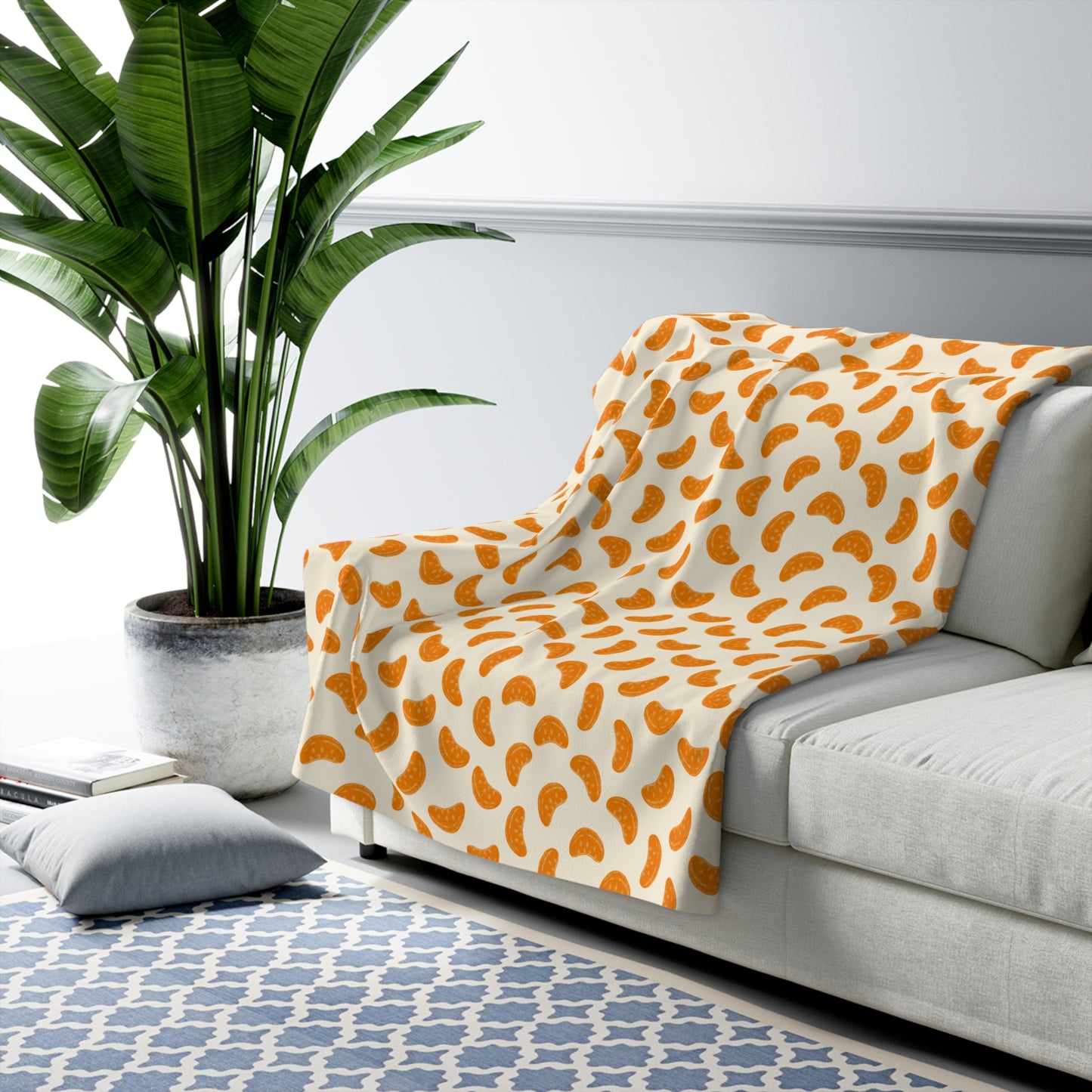 Orange Slices Cozy Fleece Blanket
