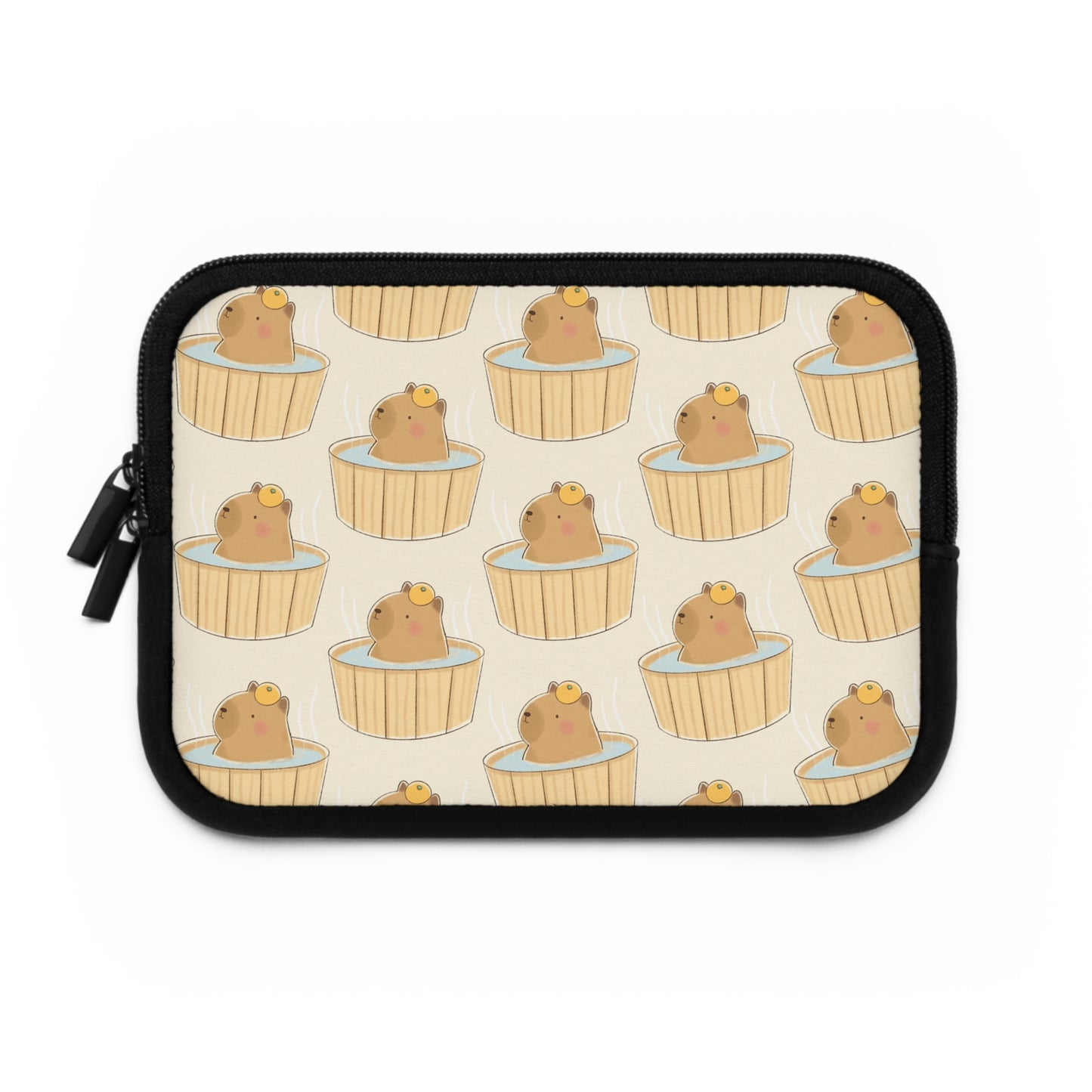 Capybara Bath Laptop Sleeve