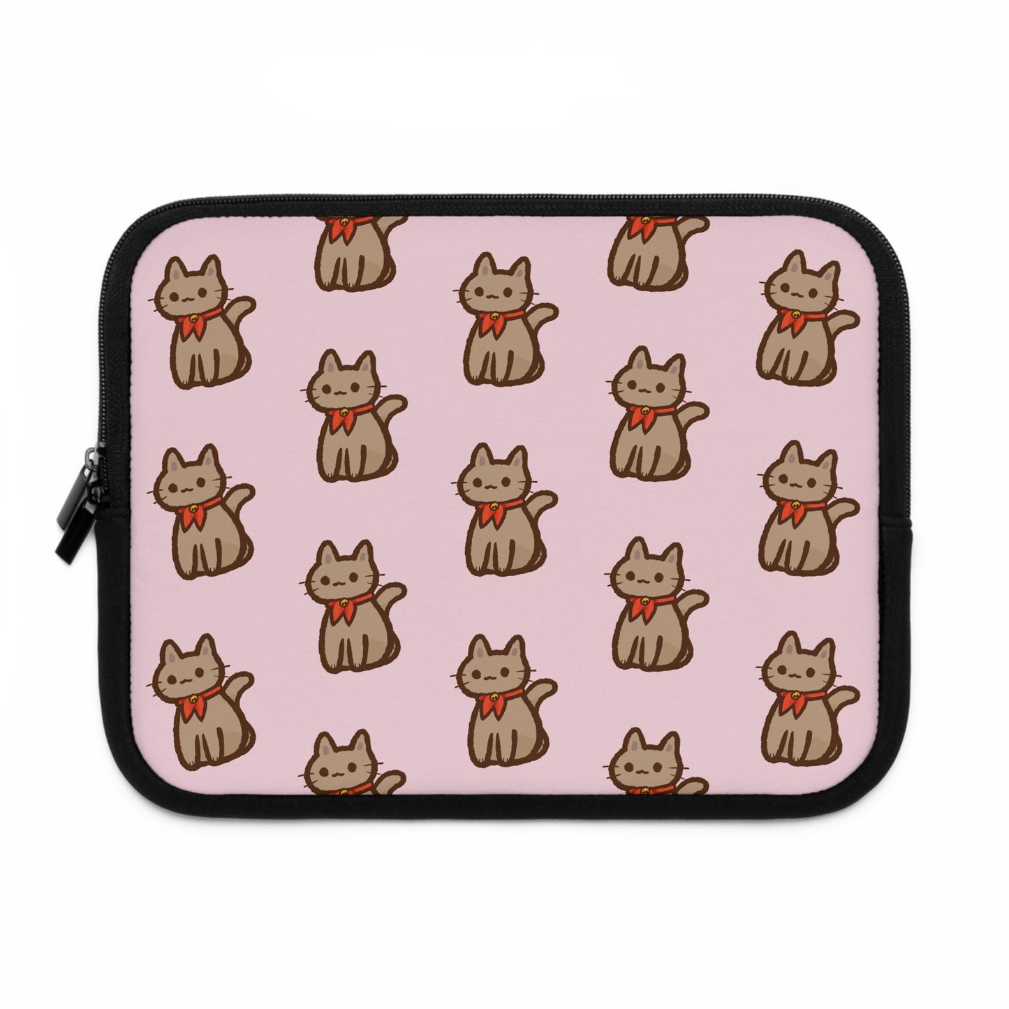 Baby Pink Kitty Kat Laptop Sleeve