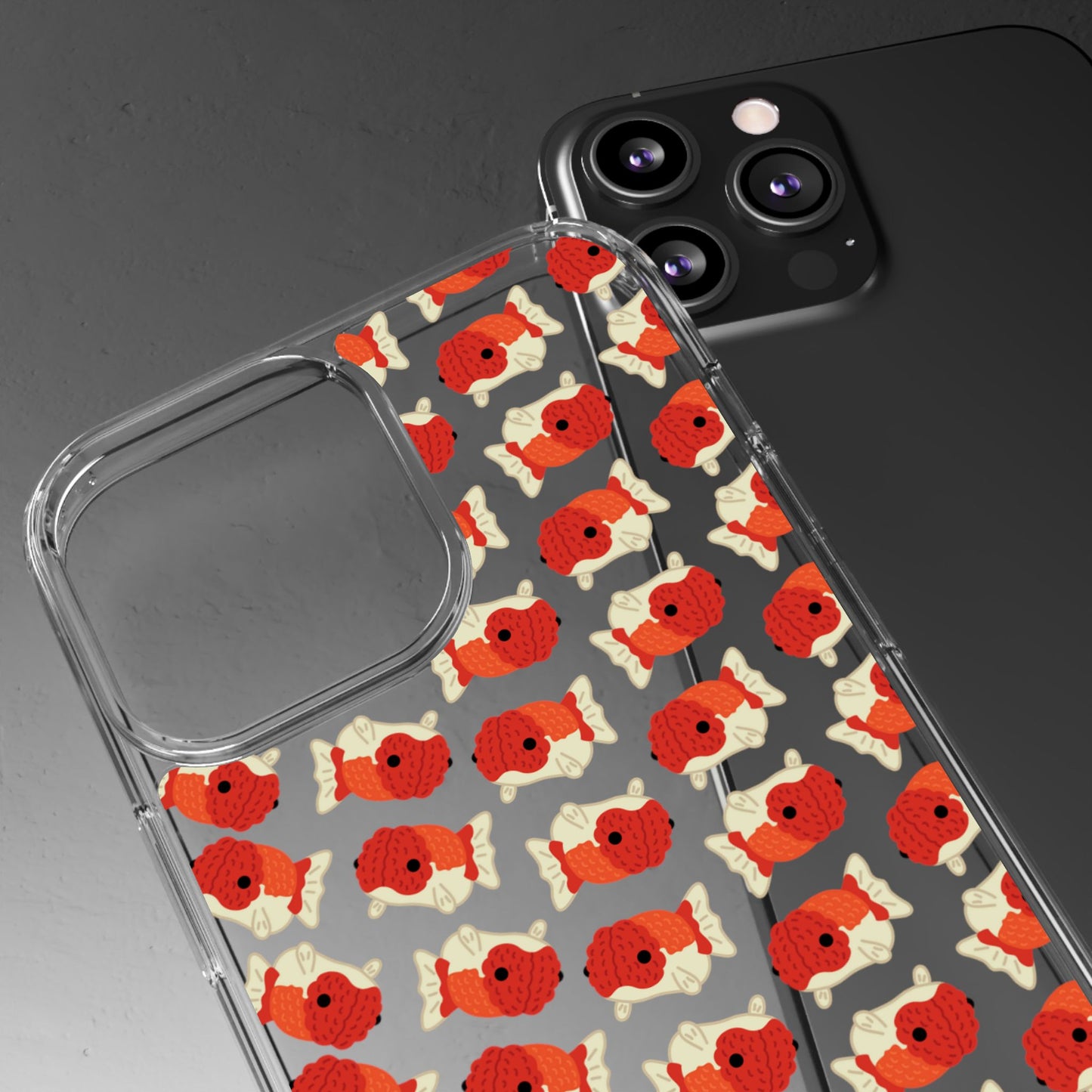 Chubby Goldfish Clear Phone Case