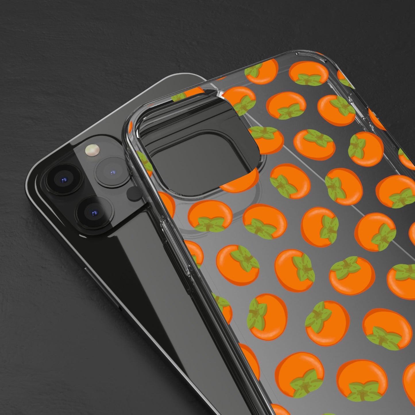 Persimmon Clear Phone Case