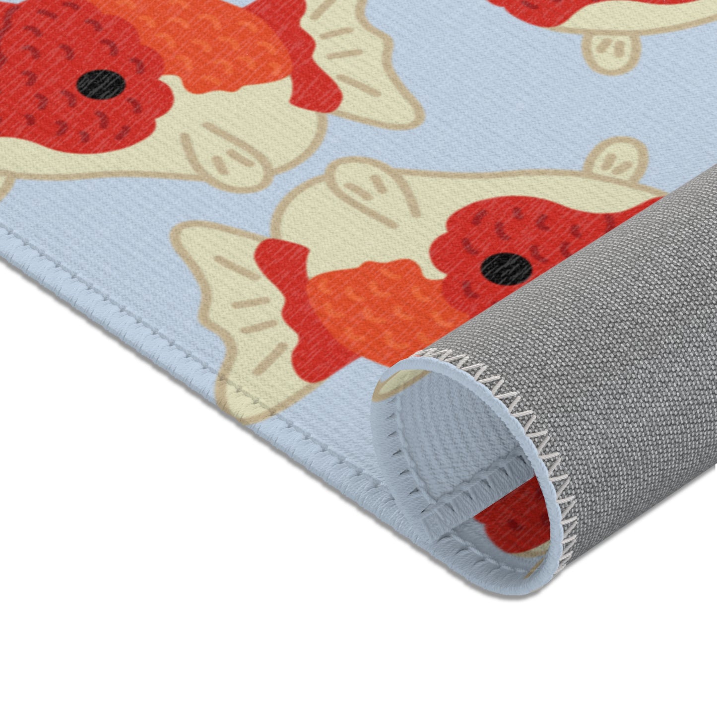 Baby Blue Chubby Goldfish Rug
