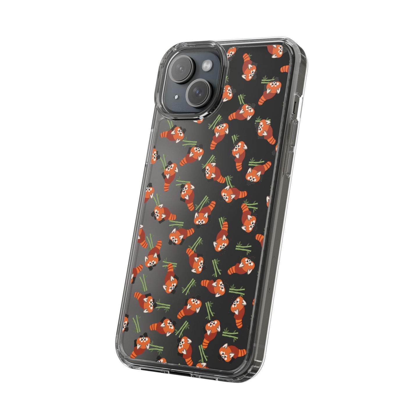 Red Panda Clear Phone Case