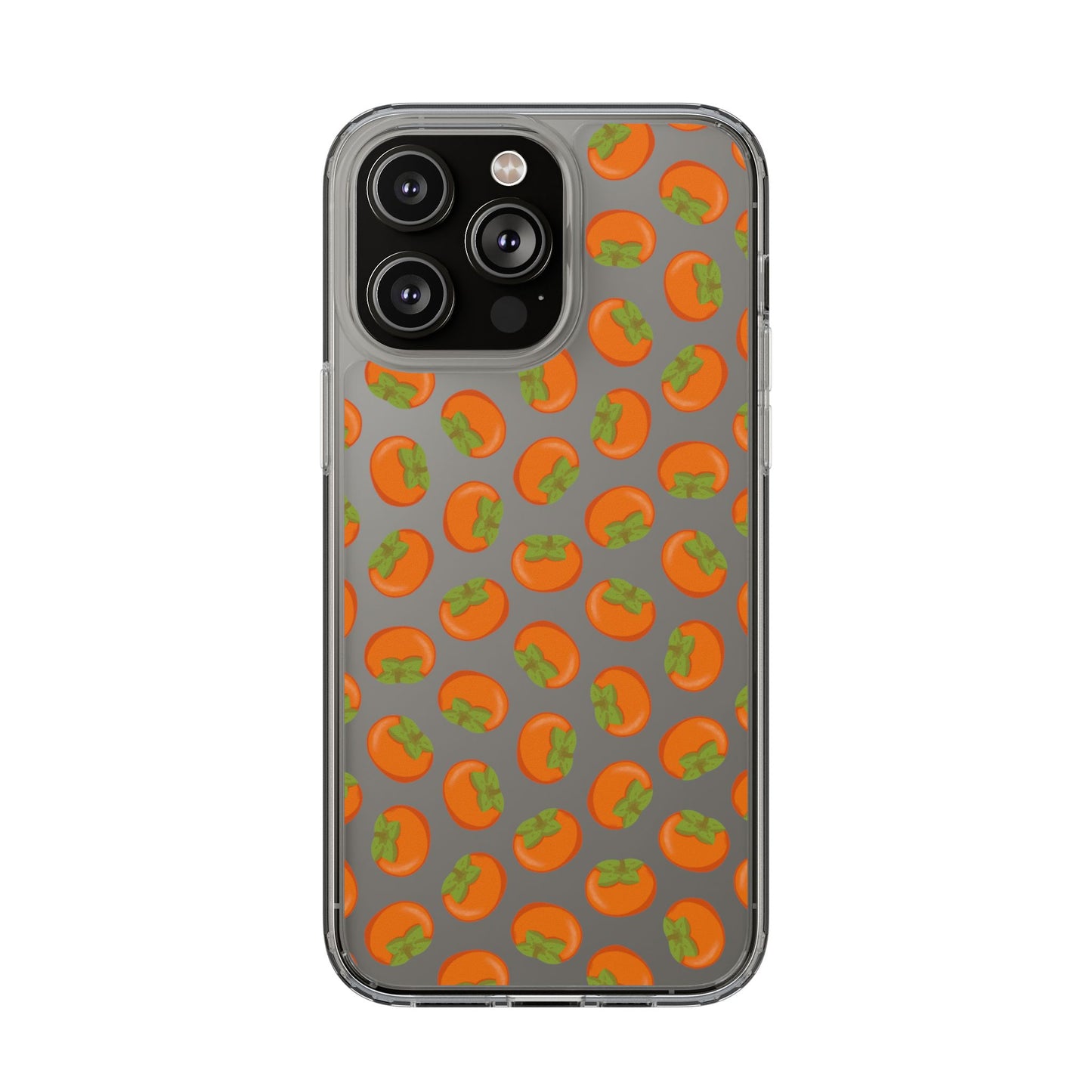 Persimmon Clear Phone Case