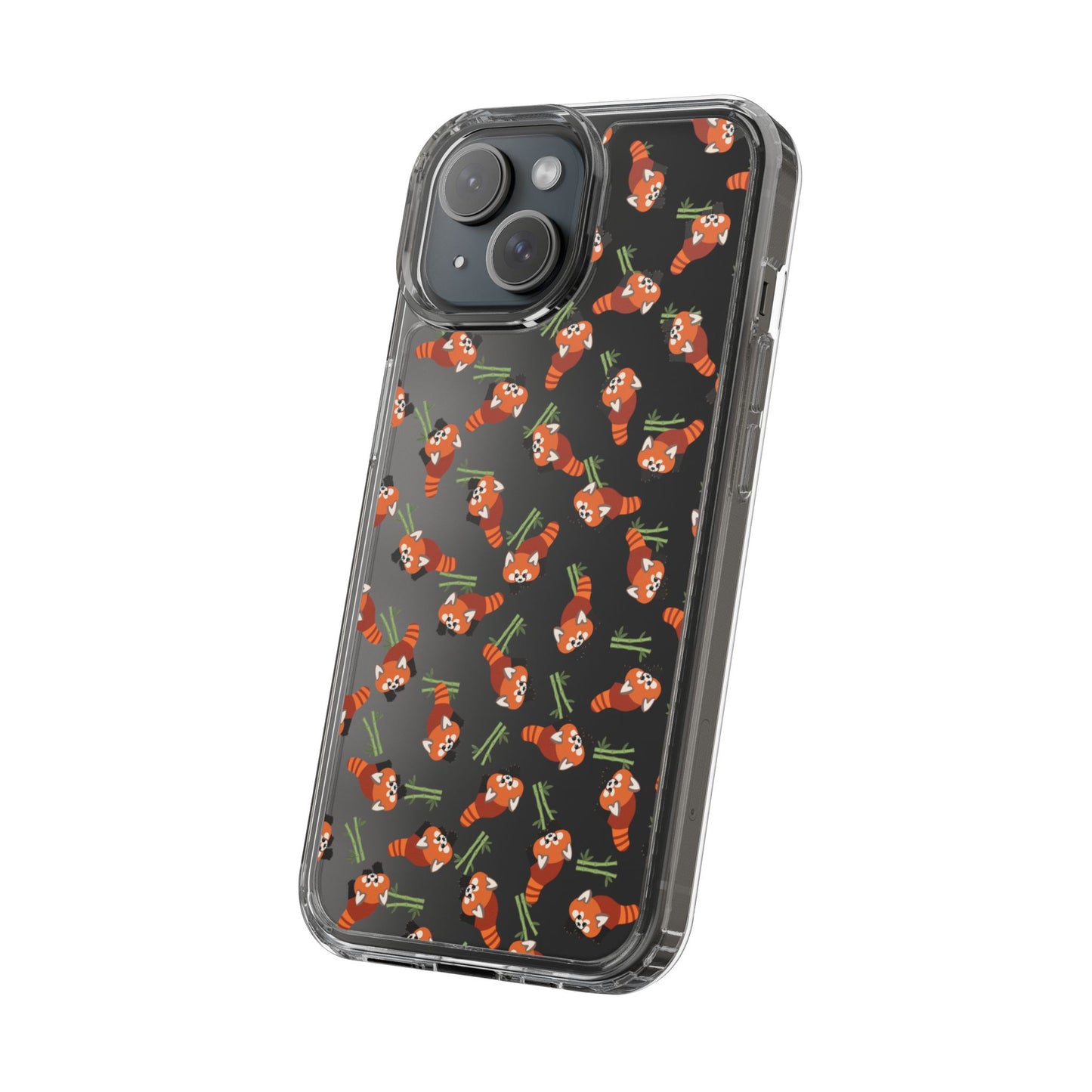Red Panda Clear Phone Case