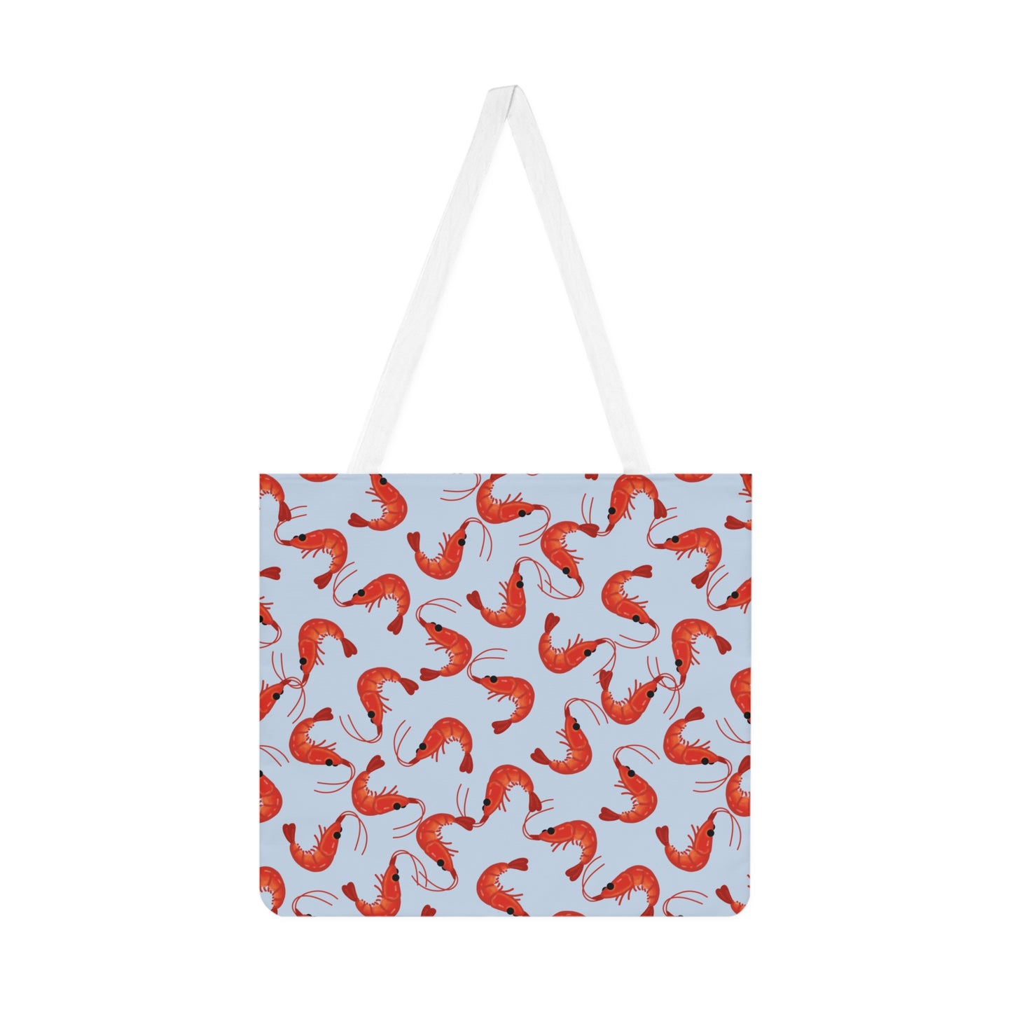 Baby Blue Shrimp Tote Bag