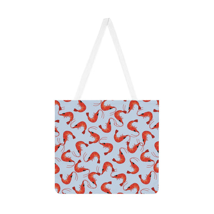 Baby Blue Shrimp Tote Bag
