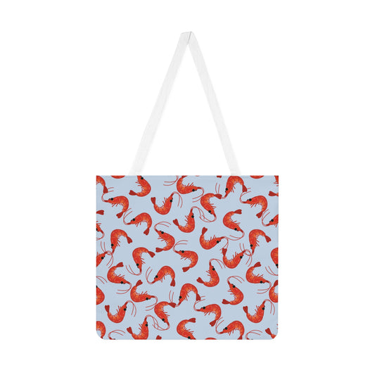 Baby Blue Shrimp Tote Bag