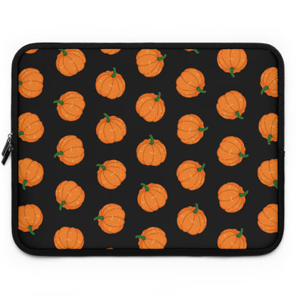 Pumpkin Black Laptop Sleeve