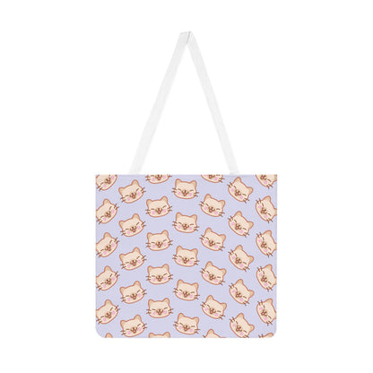 Lavender Kitty Kat Tote Bag