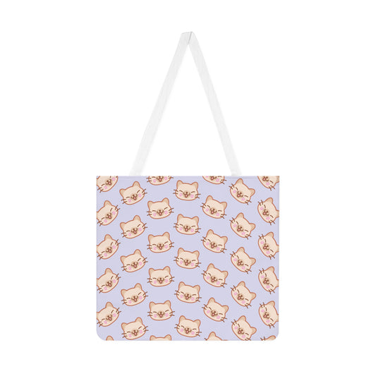 Lavender Kitty Kat Tote Bag