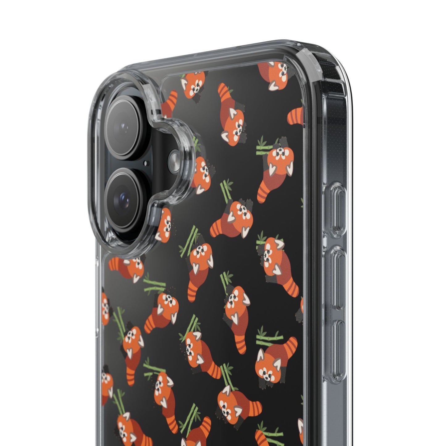 Red Panda Clear Phone Case