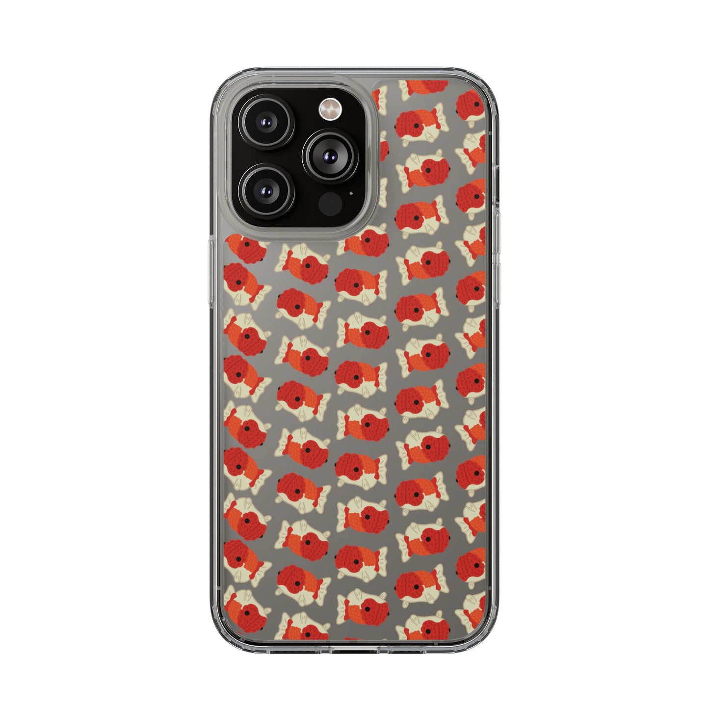 Chubby Goldfish Clear Phone Case