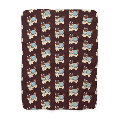 Inu Hariko Cozy Fleece Blanket