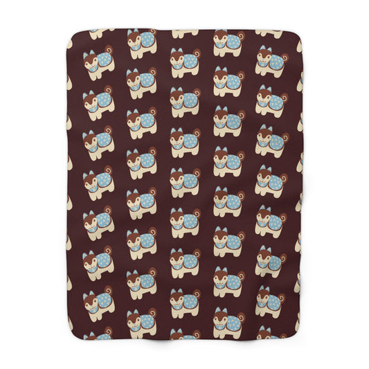 Inu Hariko Cozy Fleece Blanket