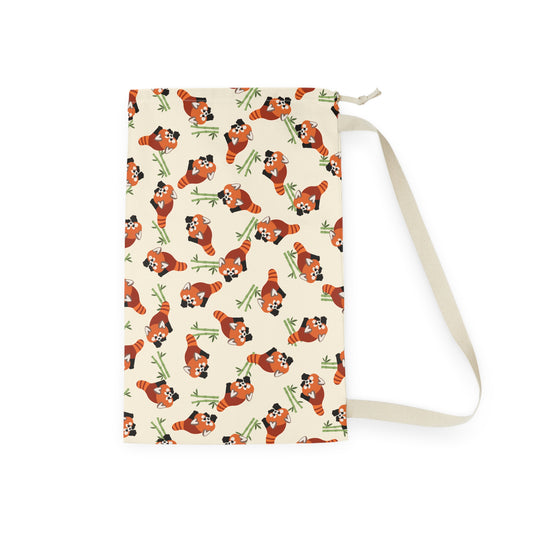 Red Panda Drawstring Bag