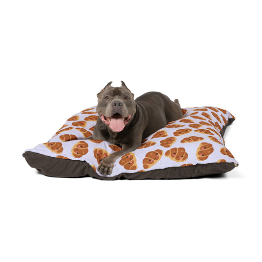 Lavender Blushing Croissant Pet Bed